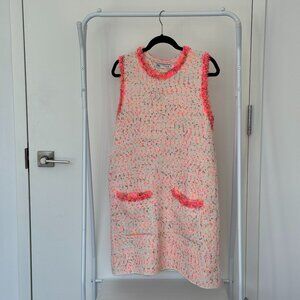 ZARA A-line tweed dress with pockets